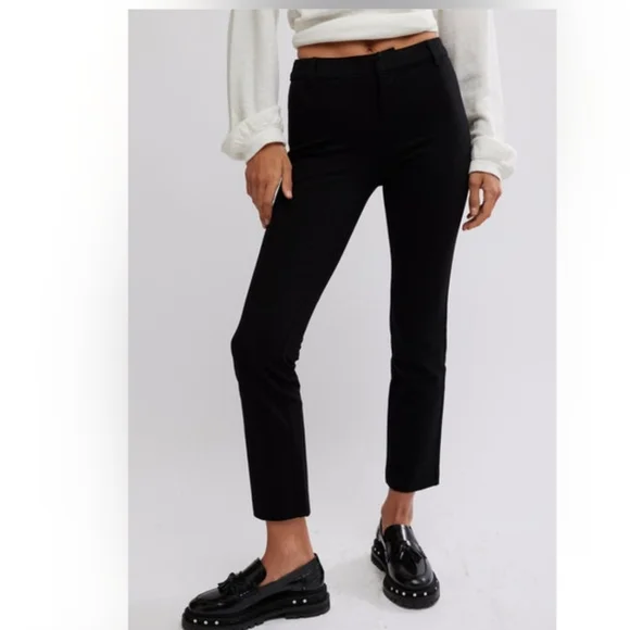 Free People Molly Slim Pants Size 4 - Tailored Fit - Picture 5 of 9